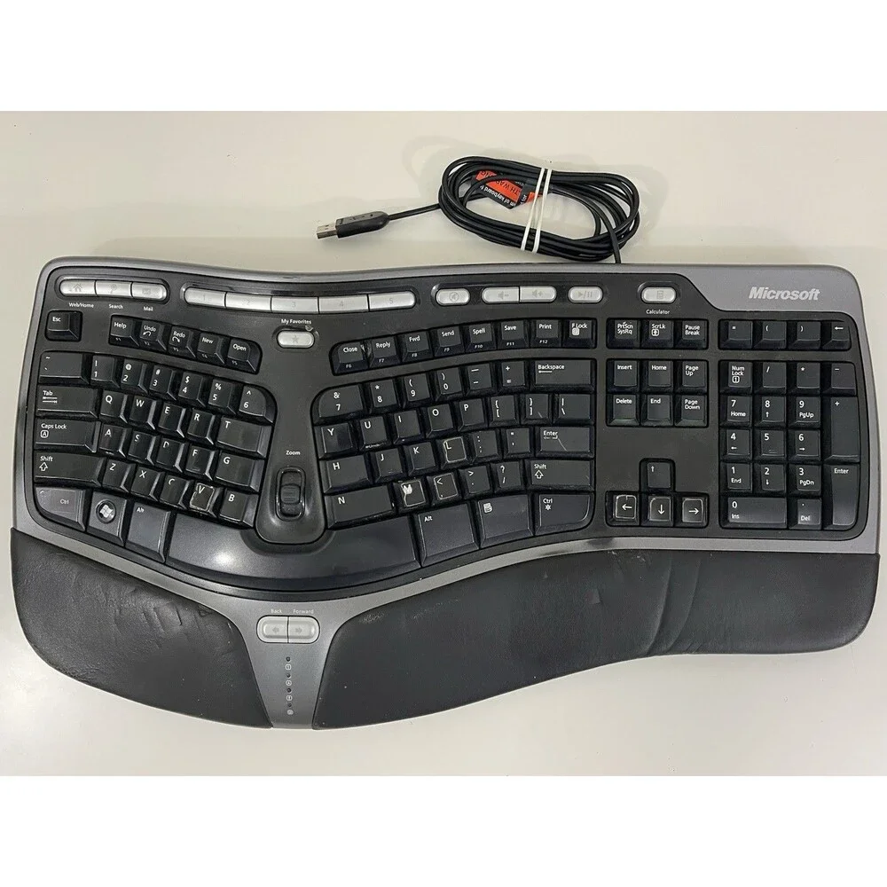 Microsoft Natural Ergonomic Keyboard 4000 v1.0 Wired Tested Works